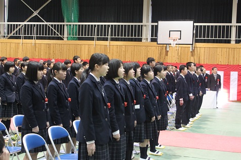 梼原学園第38回卒業式！！