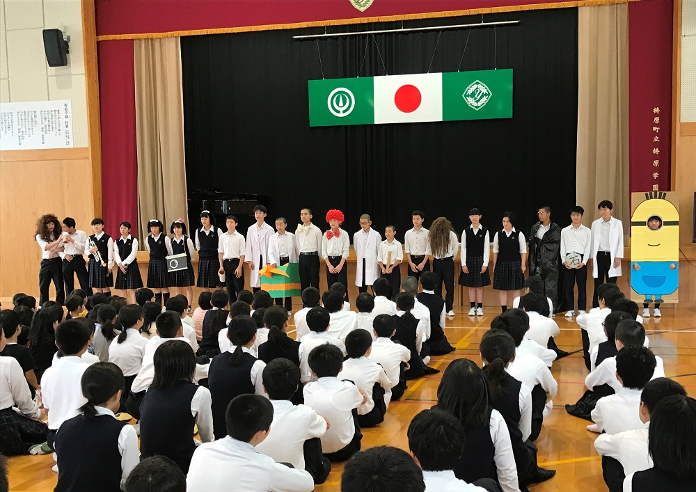 ９年生　修学旅行を再現！