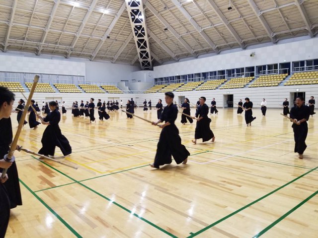 剣道部 合宿中