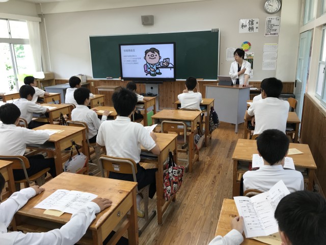健やか検診についての授業