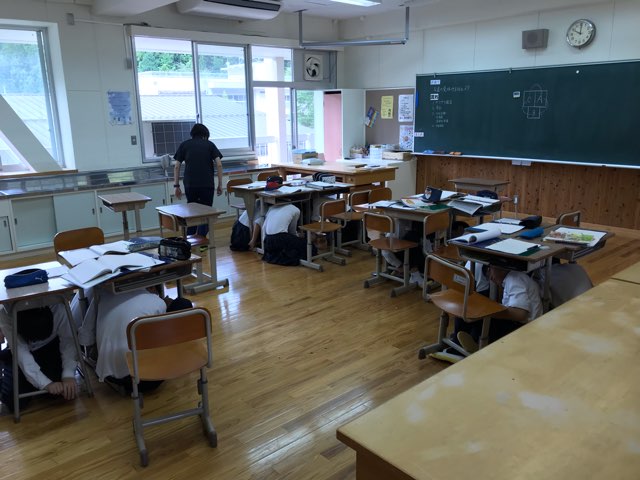 シェイクアウト訓練実施    9月2日