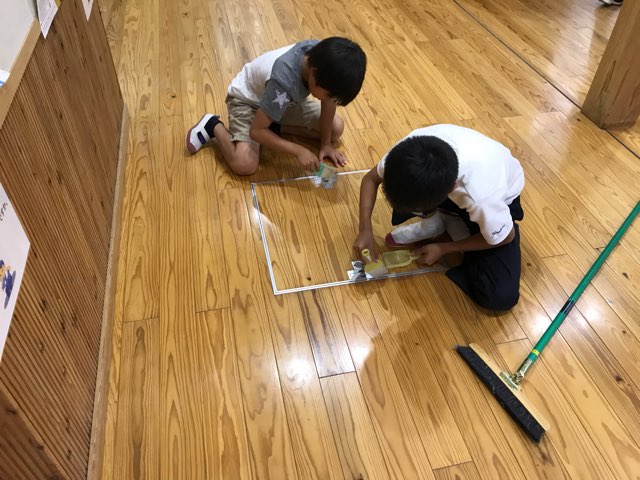 縦割り班掃除      ９月25日