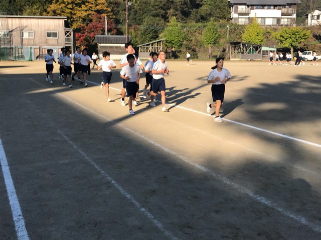 持久走　朝練習