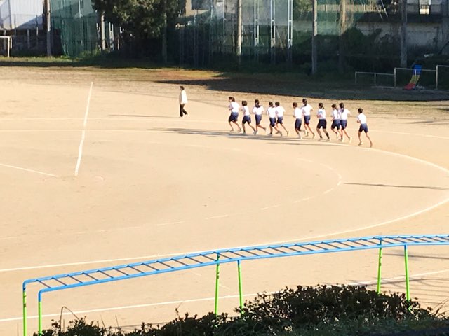 持久走大会朝練習　　１１月5日