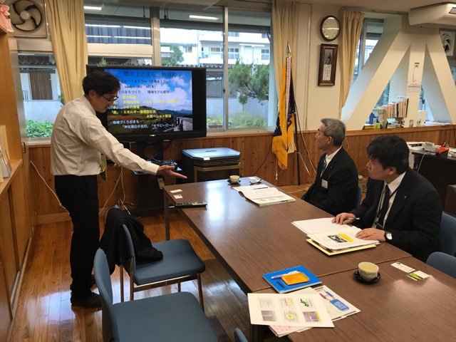 白糠町教育委員会来校