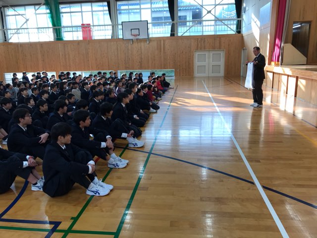 ２学期終業式