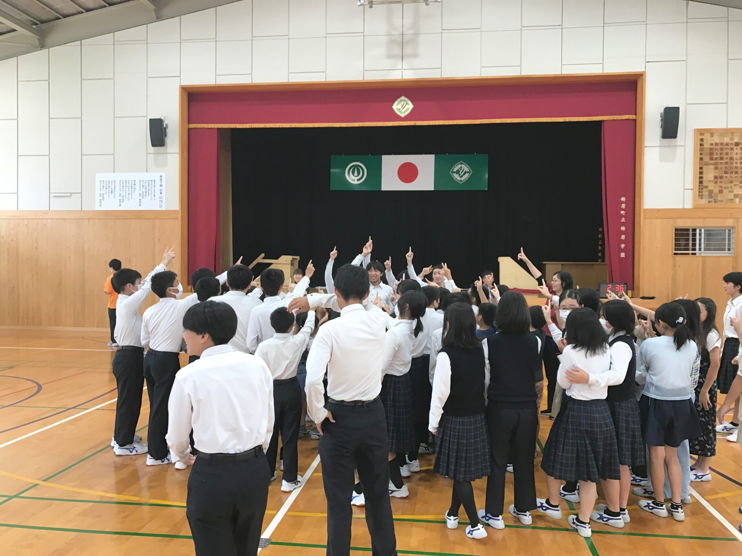 運動会結団式　９月２日