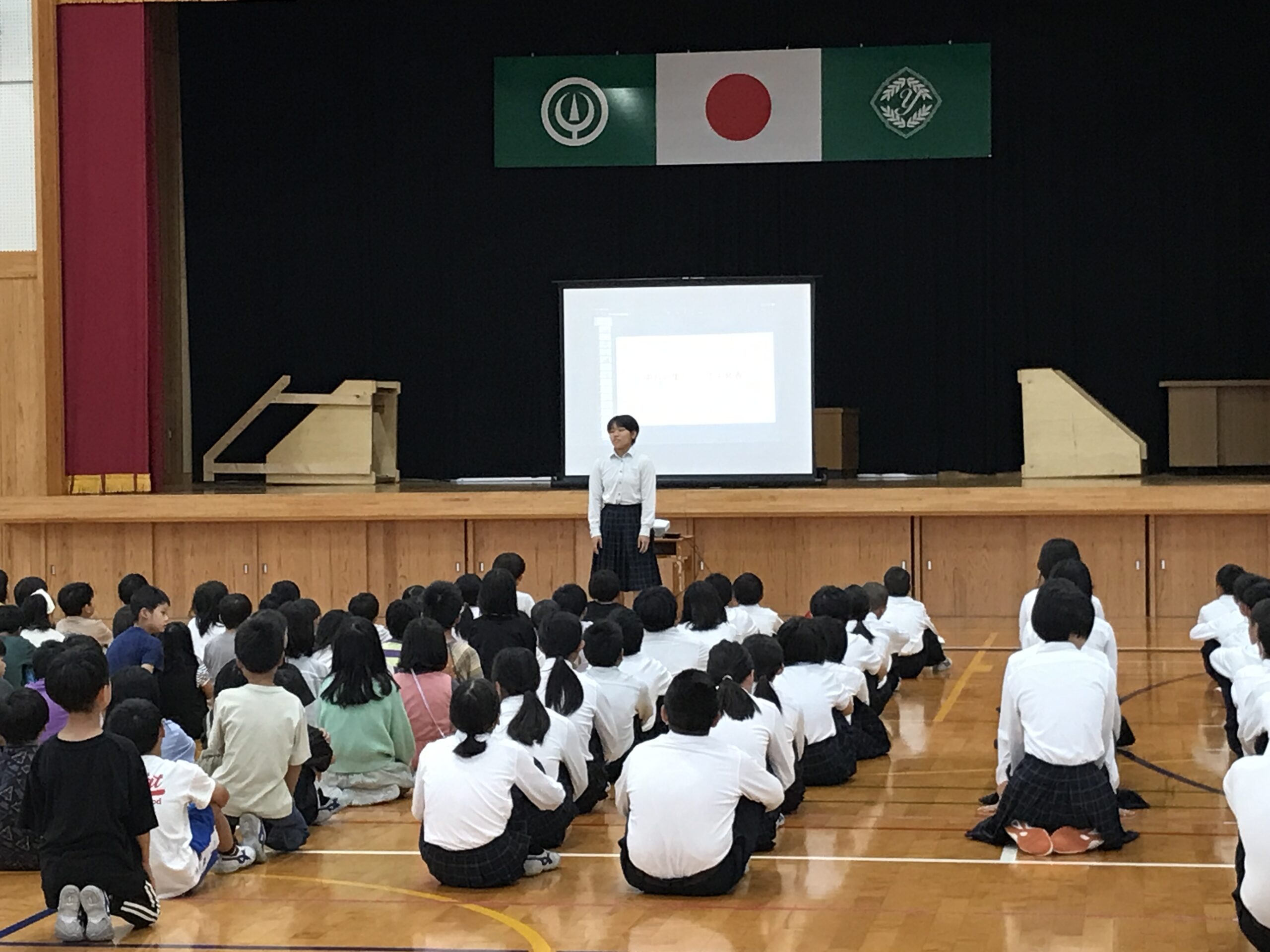 合同集会　６年生発表　９月２５日
